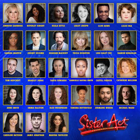 SISTER ACT – THE MUSICAL – FULL LONDON CAST ANNOUNCED – Theatre Fan