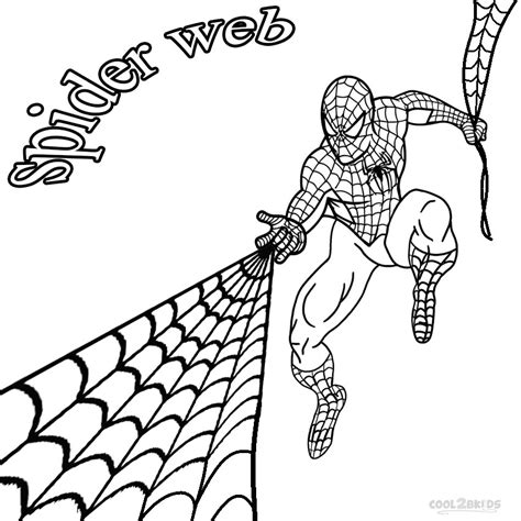 Printable Spider Web Coloring Pages For Kids | Cool2bKids