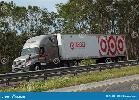 TARGET DELIVERY TRUCK editorial image. Image of united - 105281190