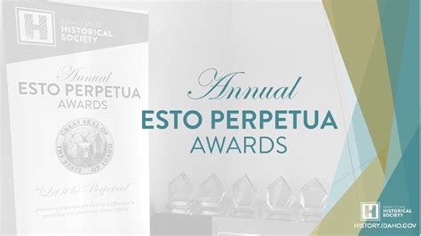 2020 Virtual Esto Perpetua Award Ceremony - YouTube