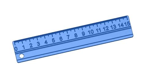 Lineal / Ruler 15cm by Joaelso | Download free STL model | Printables.com