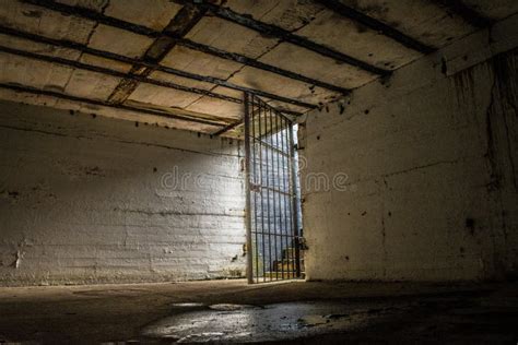 Open cell door stock image. Image of abandoned, penitentiary - 45091011