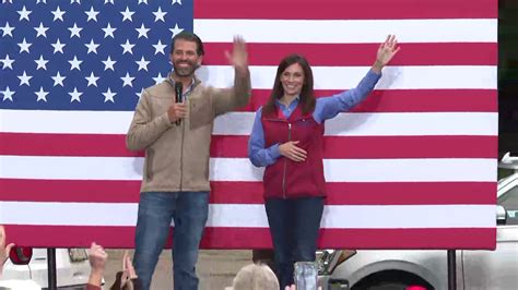 Donald Trump Jr. joins rally with Michigan gubernatorial candidate Tudor Dixon in Muskegon ...