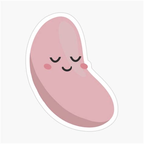 Cute jelly bean by Naliza | Redbubble | Pink jelly beans, Jelly beans ...