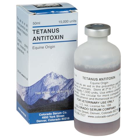 Tetanus Antitoxin - Premier1Supplies