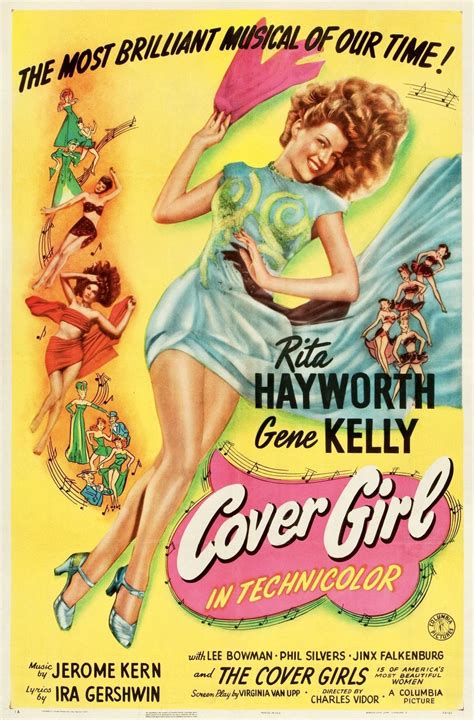 “Cover Girl” (Columbia, 1944). Rita Hayworth as Rusty Parker and Maribelle Hicks, Gene Kelly as ...