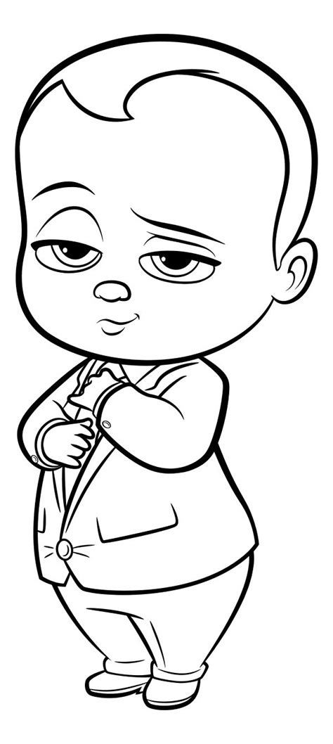 Top 10 The Boss Baby Coloring Pages | Baby coloring pages, Boss baby, Baby drawing