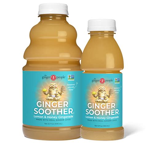 Ginger Soother® Lemon & Honey Gingerade - The Ginger People US