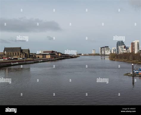 River Clyde at Glasgow Stock Photo - Alamy