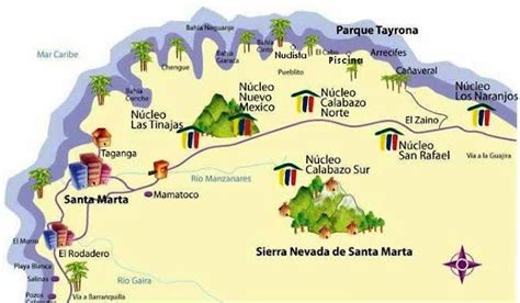 SANTA MARTA – EL RODADERO – EL PARQUE TAYRONA – LA SIERRA NEVADA – TODO ...