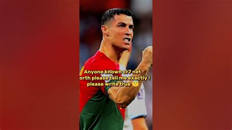 Cr7 net worth shorts video #cr7 #shorys #sports - YouTube