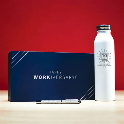 Workiversary Gift Set - Employee Anniversary Premium Gift - Baudville ...