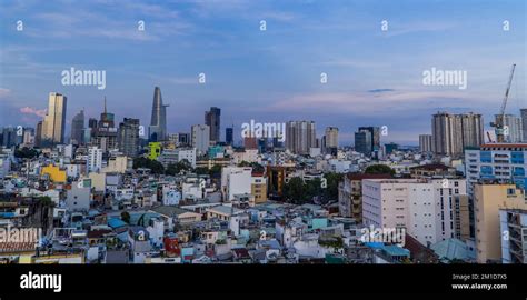 The skyline of Ho Chi Minh City, Vietnam Stock Photo - Alamy