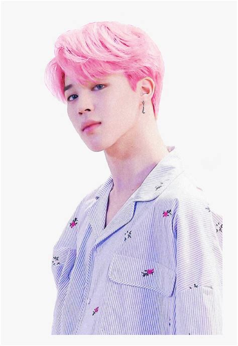 #jimin #bts #btsjimin #parkjimin #pink - Jimin Pink Hair Png ...