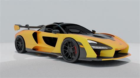 McLaren Senna Free 3D Model - .blend - Free3D