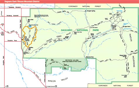 Saguaro National Park - Maps and Directions