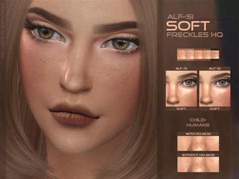 The Sims Resource - Soft - Face Freckles HQ