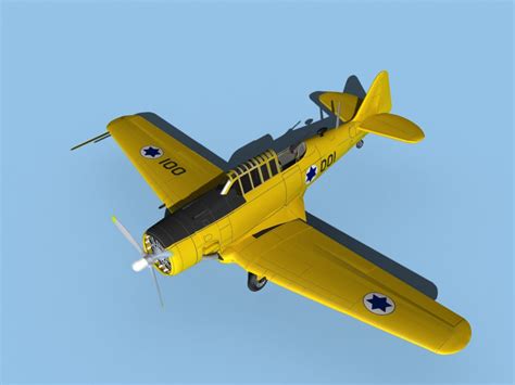 At-6 Texan North American Model - TurboSquid 1489352