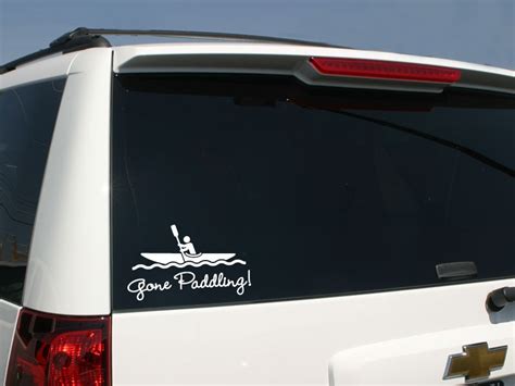 Kayak Car Sticker - Kayak Decal | Familystickers.com