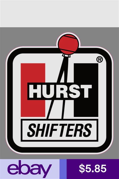 Hurst Shifters Logo Premium Vinyl Decal Sticker 6" - Racing Car Truck Vintage | Racing stickers ...