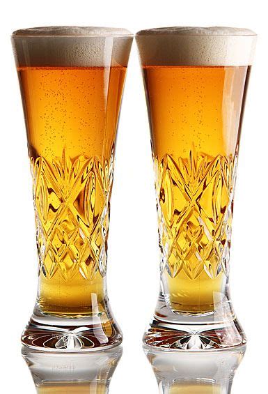 Crystal Beer glasses | Crystal glasses/Copas de cristal | Pinterest