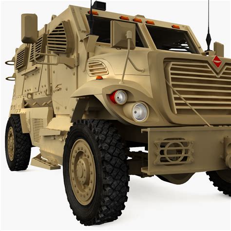 3d maxxpro mrap armoured fighting vehicle