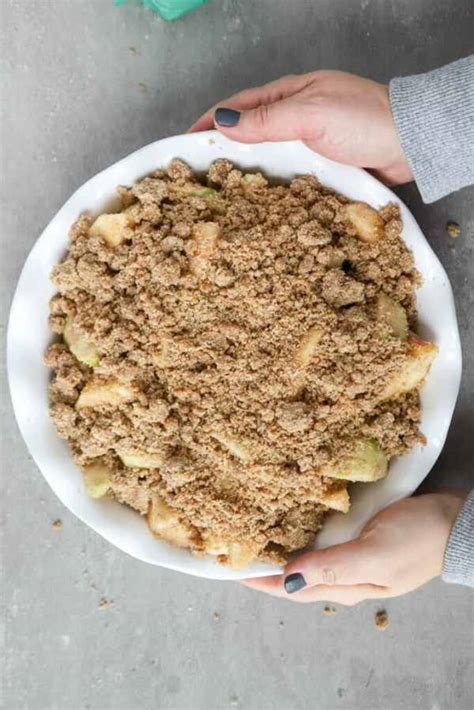 Apple Crisp Recipe Without Oatmeal - A Red Spatula