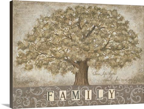 Our Family Tree Wall Art, Canvas Prints, Framed Prints, Wall Peels ...