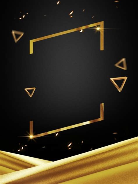 Black Gold Wind Creative Poster Background Design | Poster background ...