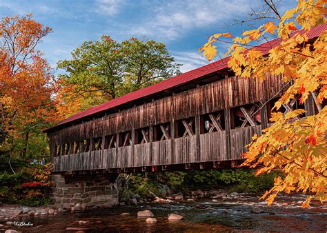 The Albany Covered Bridge in New Hampshire Photograph by Tim Kathka ...