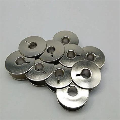 10pcs Metal "L" Bobbins Sewing machine metal bobbins (55623S) fit Singer Brother Janome Bernina ...