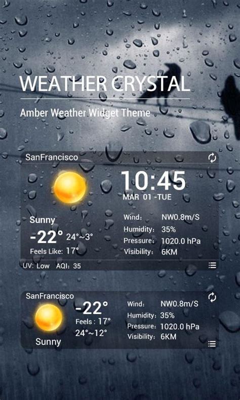 Desktop Weather Clock Widget APK for Android Download