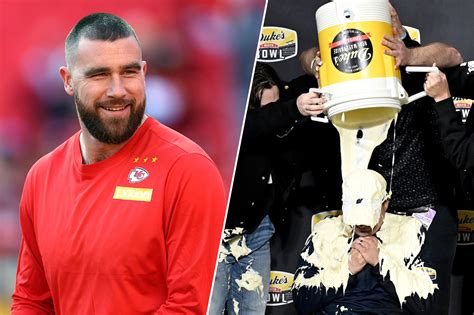 Travis Kelce Believes Duke’s Mayo Bowl Mayonnaise Bath Was Not as It Seemed: ‘I Call B.S.’