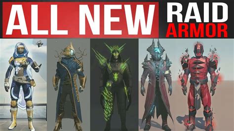 Destiny Age Of Triumph ALL NEW RAID ARMOR AND AGE OF TRIUMPH ARMOR - YouTube