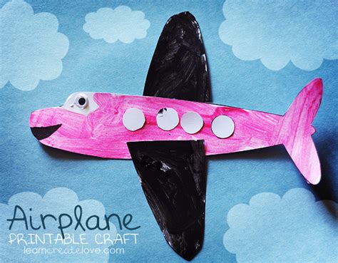 Printable Airplane Craft