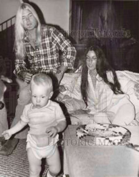 Gregg Allman, Cher, & their baby Elijah Blue Allman | Allman brothers ...