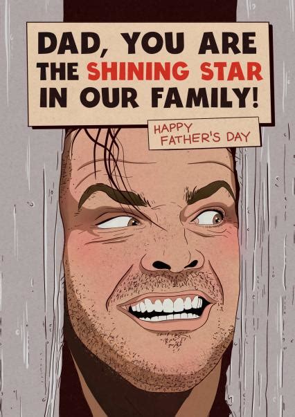 Funny Father’s Day Card - for dad - Jack Nicholson - The Shinning ...