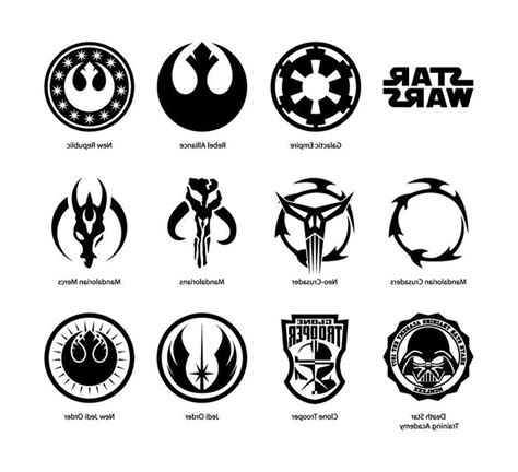 Top Star Wars Vector Emblems By Cartonus Images | Star wars symbols, Star wars tattoo, Star wars ...
