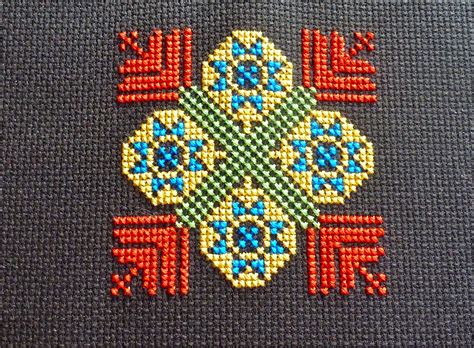 Palestinian Embroidery | thebargellist | Cross stitch geometric ...