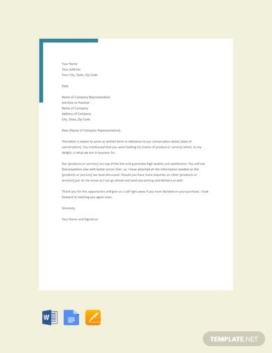 14+ Formal Letter Templates in Google Docs | Word | Pages | PDF | Free & Premium Templates