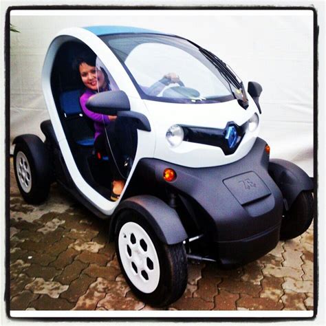 Renault Twizy 100% electric quadricycle (half car/half motorcycle). 2 ...