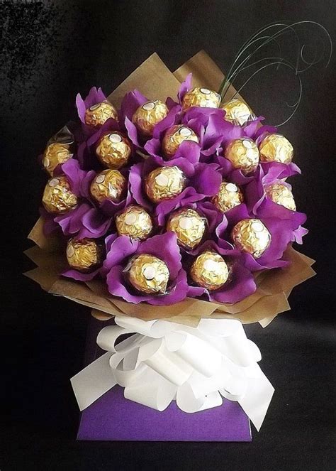 Ferrero Rocher Chocolate Bouquet-Hamper, perfect for Birthdays, Weddings, Hospital, Anniversary ...