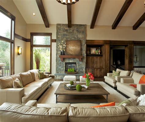 Custom Home Interior by Nordby Design Studios | Contemporary living room design, House interior ...