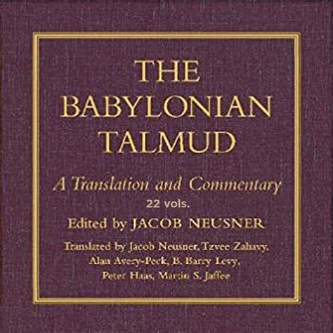 The Babylonian Talmud: A Translation and Commentary (22 vols.) | Logos ...