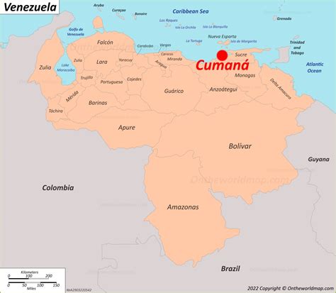 Mapa de Cumaná | Venezuela | Mapas Detallados de Cumaná