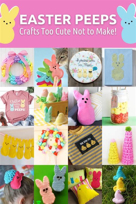 Easter Peeps Crafts Too Cute Not to Make - DIY Candy