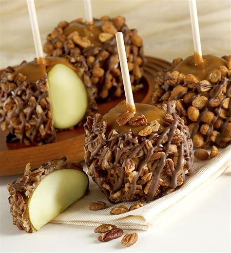 Nuts About Caramel Apple 4 Pack | 1800Baskets.com