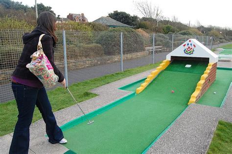 Mini golfing! | Golf trolley, Mini golf near me, Great date ideas