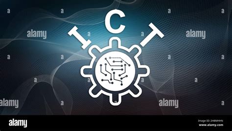 Illustration of an ict concept Stock Photo - Alamy