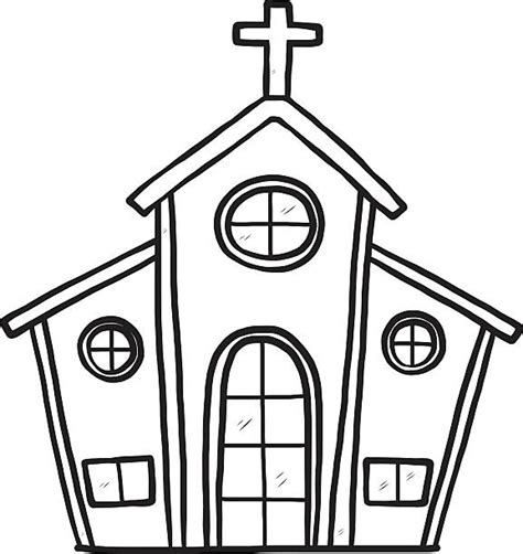 Catholic Church Clipart Black And White School